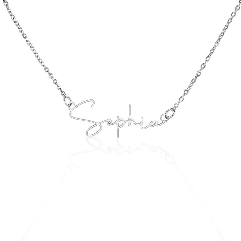 Gift For Granddaughter - Keep Shining Custom Name Necklace